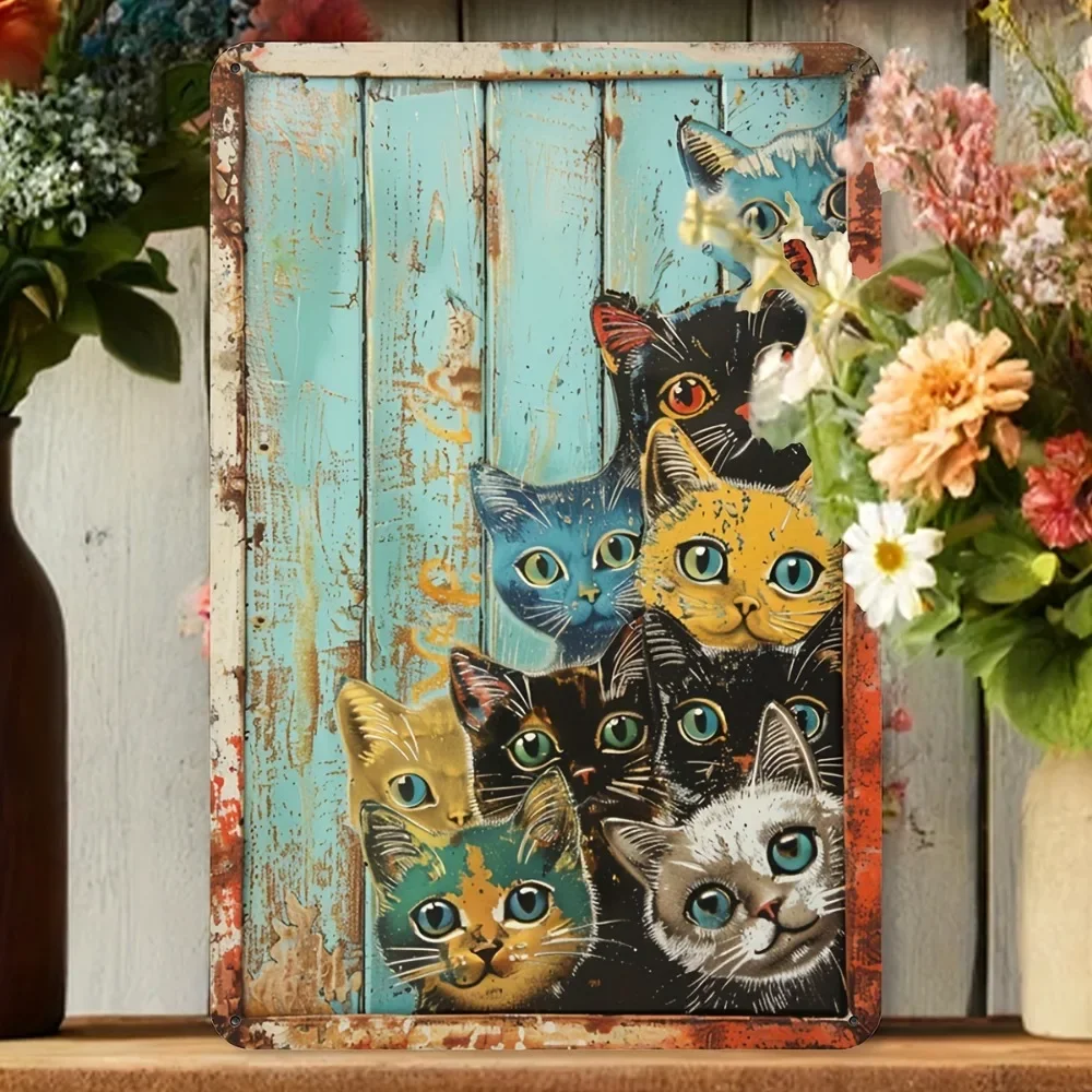 Vintage Collectible Signs - ป้ายโลหะเหล็กขนาด 20x30 ซม. 1 ชิ้น สไตล์วินเทจ