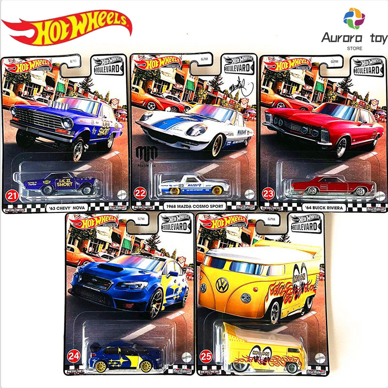 Mattel Collectible & Vintage Dolls - ล้อร้อนรถรุ่น Boulevard 5 Series Mazda Subaru