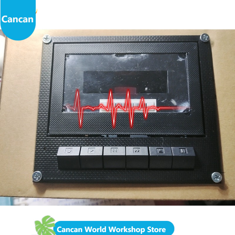 Cassette Tape Head - เหมาะสำหรับชุดอุปกรณ์ DIY บอร์ดปรีแอมป์หัวเครื่องบันทึกเทปสเตอริโอ ta7668, เครื่องบันทึกเทปคาสเซ็ต