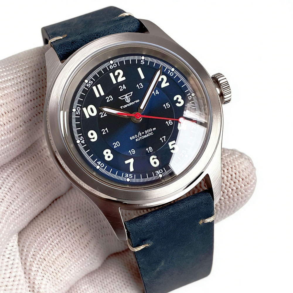 Vintage Watch Collecting - นาฬิกาข้อมือผู้ชาย Tandorio รุ่นวินเทจ ระบบจักรกล ออโตเมติก พร้อมพรายน้ำ