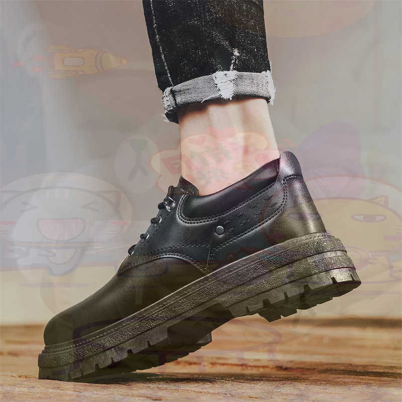 Vintage Collectible Shoes - Dark Natural หนังแฟชั่น Trainers เทนนิสรองเท้าผ้าใบผู้ชายรองเท้าแฟชั่นรองเท้าผ้าใบคุณภาพกีฬาราคาต่ําสุขภาพ