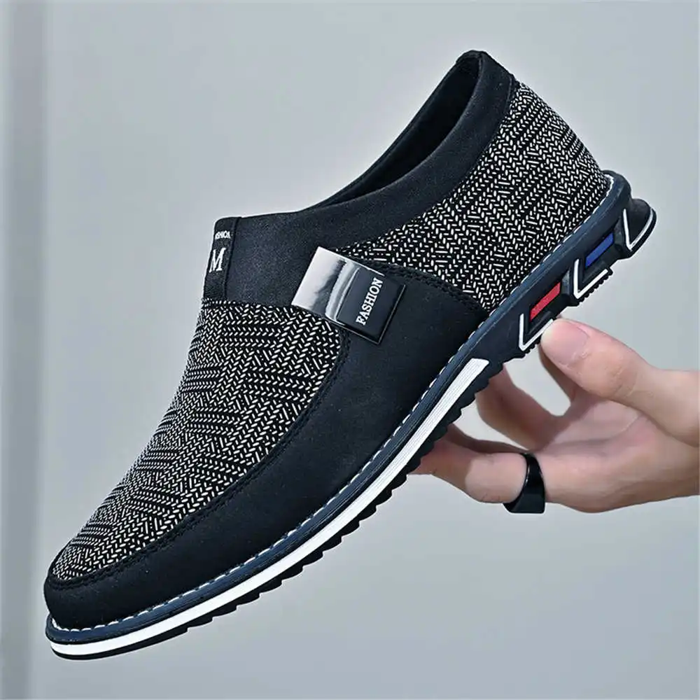 Vintage Collectible Shoes - สีน้ําเงินเข้ม 44-45 ฤดูร้อนรองเท้าขายเดิน Beige รองเท้าผ้าใบผู้ชาย Mens