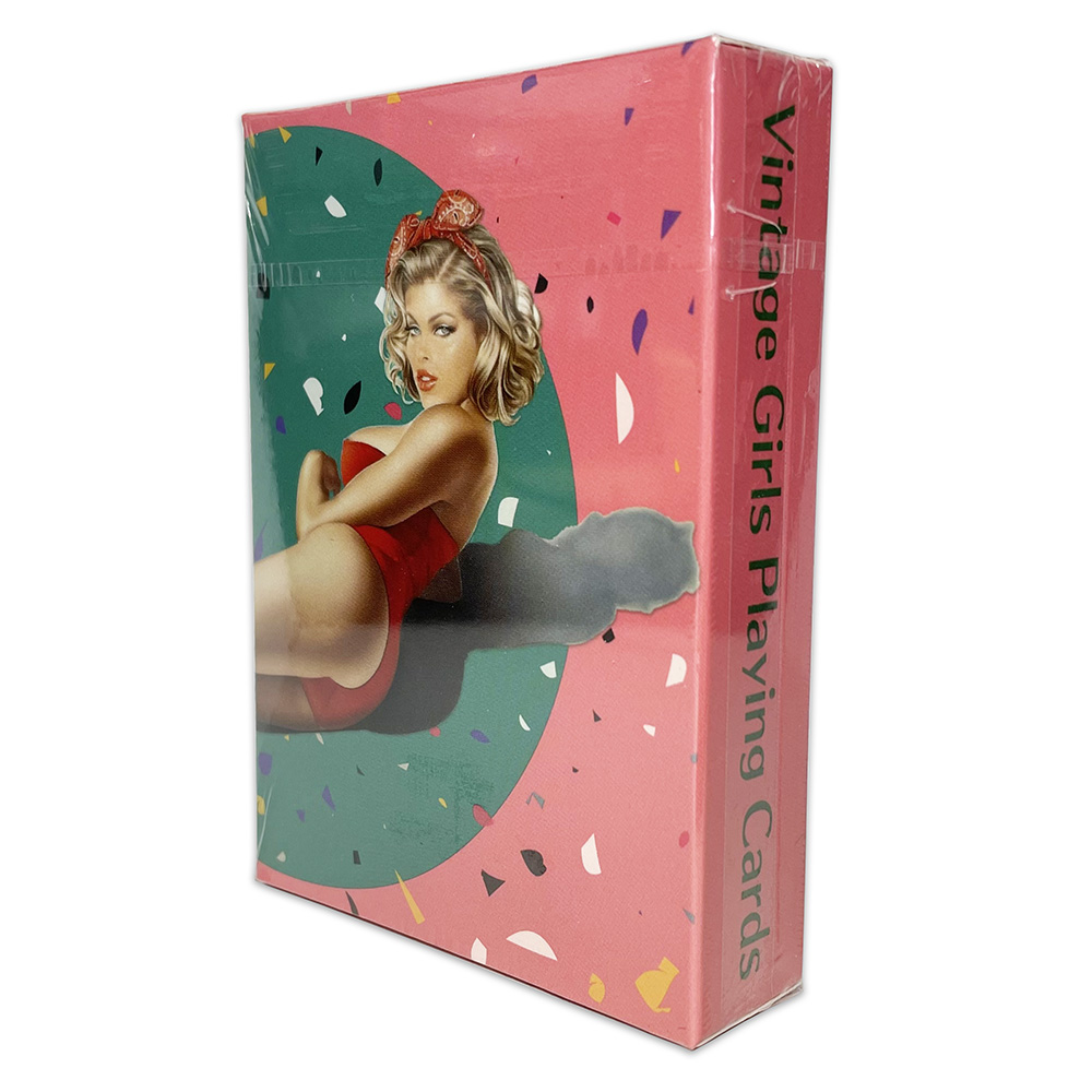 Vintage Collectible Playing Cards - บิกินี่ผู้หญิงสวยเซ็กซี่อเมริกาแบบย้อนยุคไพ่โป๊กเกอร์สำหรับเด็กผู้หญิงน่ารักคอลเลกชันคลาสสิกย้อนยุควินเทจไพ่โป๊กเกอร์