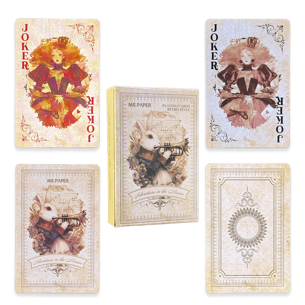 55 ชิ้น ไพ่อลิซในแดนมหัศจรรย์  - Vintage Collectible Playing Cards บทวิจารณ์และราคา