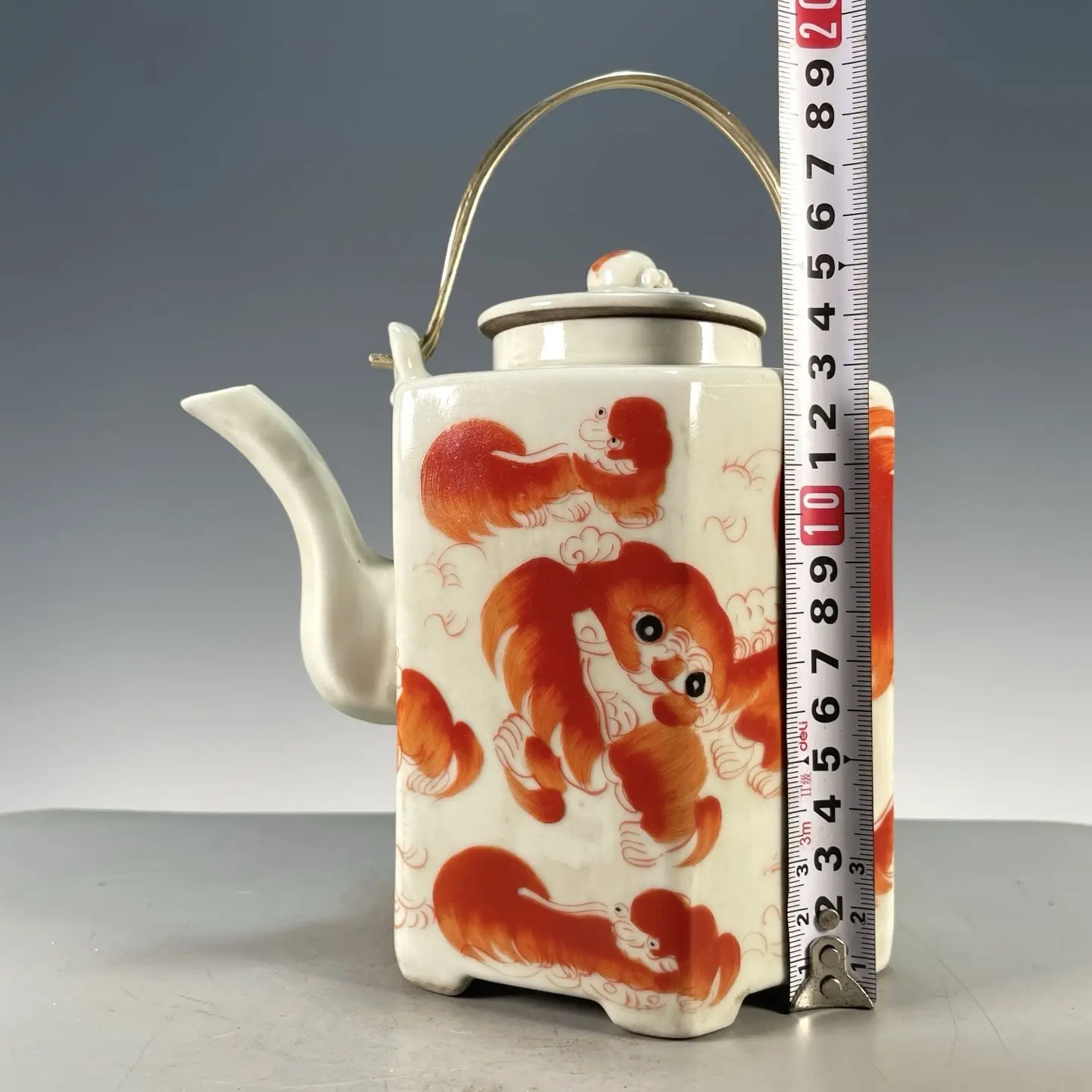 กาน้ำชาหกเหลี่ยมสไตล์วินเทจ ลา - Vintage Collectible Pottery บทวิจารณ์และราคา