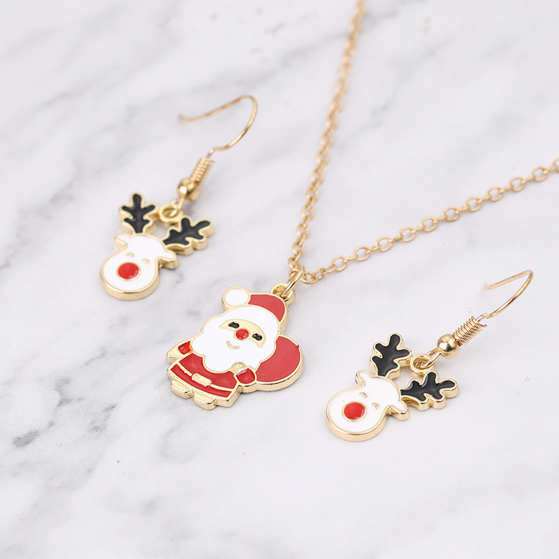 ชุดเครื่องประดับชุดกวางเรนเดีย - Vintage Collectible Santa บทวิจารณ์และราคา