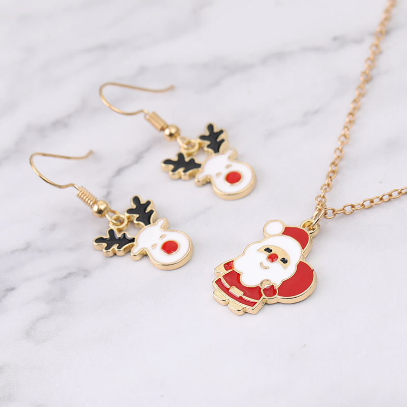 ชุดเครื่องประดับชุดกวางเรนเดีย - Vintage Collectible Santa บทวิจารณ์และราคา
