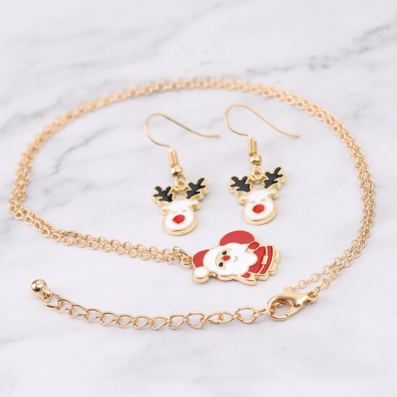 ชุดเครื่องประดับชุดกวางเรนเดีย - Vintage Collectible Santa บทวิจารณ์และราคา