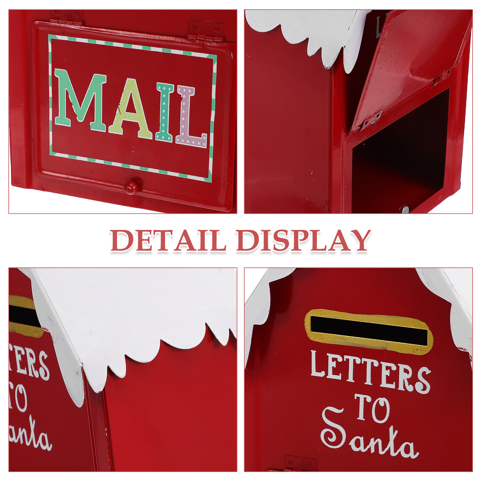 กล่องจดหมายคริสต์มาสสีแดง กล่อ - Vintage Collectible Santa บทวิจารณ์และราคา