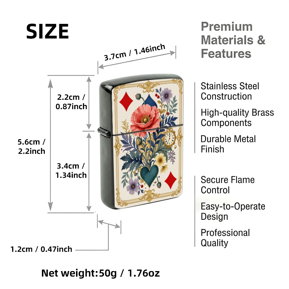 ไฟแช็กแบบฝาพับสไตล์ไพ่ทาโรต์วิ - Vintage Collectible Playing Cards บทวิจารณ์และราคา