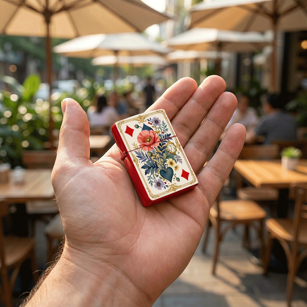 ไฟแช็กแบบฝาพับสไตล์ไพ่ทาโรต์วิ - Vintage Collectible Playing Cards บทวิจารณ์และราคา