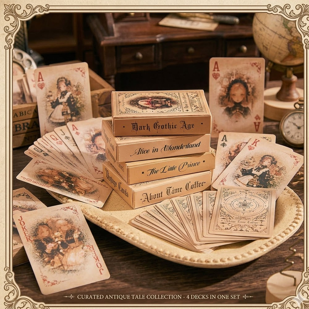 การ์ดเล่นเกมแนวเทพนิยายวินเทจ  - Vintage Collectible Playing Cards บทวิจารณ์และราคา