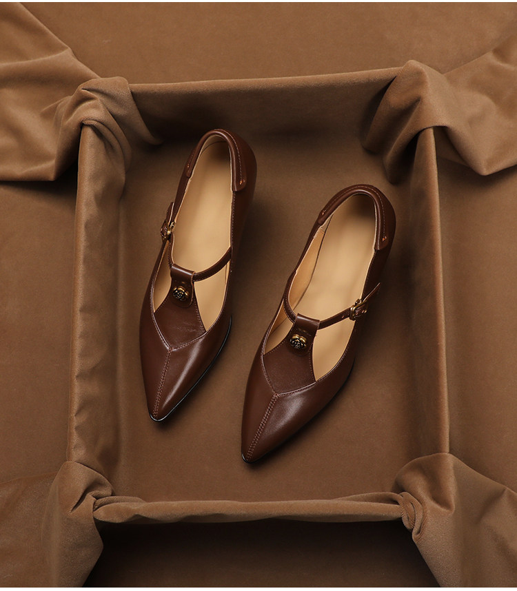 รองเท้าแมรี่เจนหนังแท้สไตล์วิน - Vintage Collectible Shoes บทวิจารณ์และราคา