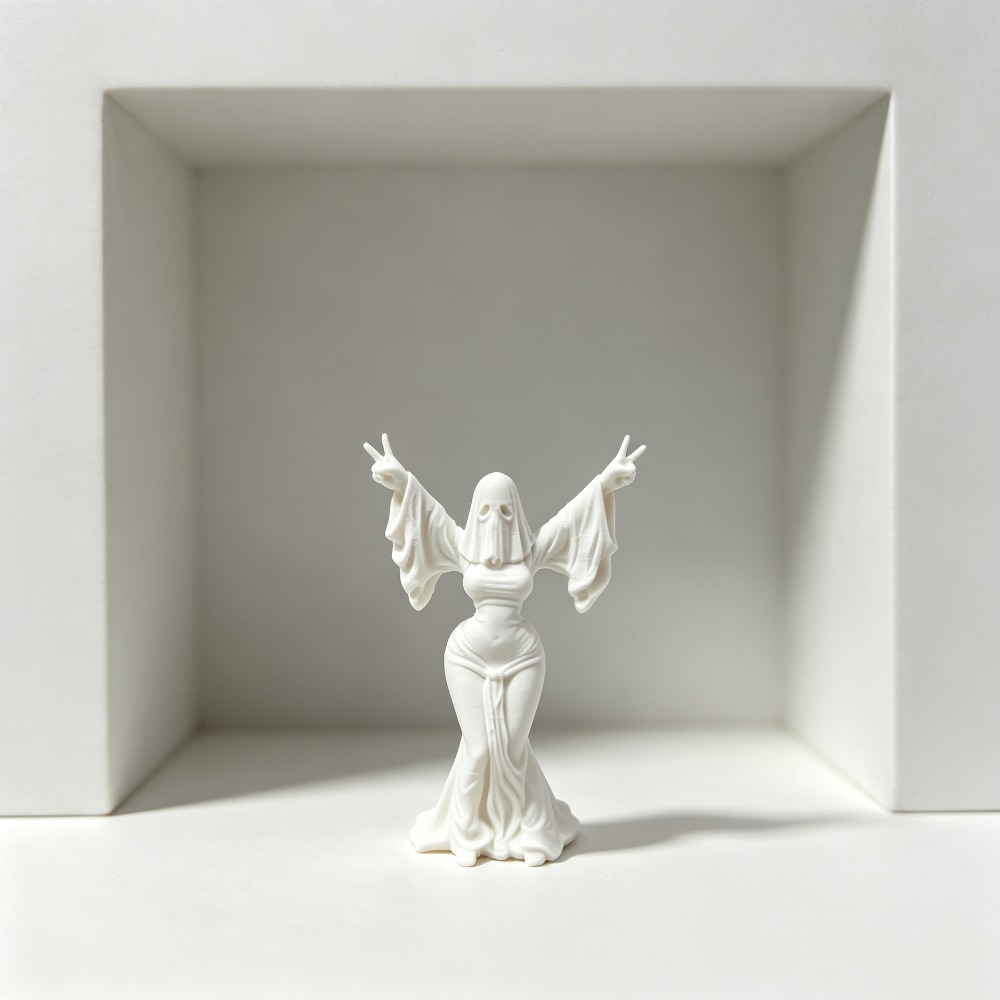 ชุด 1/2 ชิ้น รูปปั้นผีสาวสีขาว - Vintage Collectible Christmas Ornaments บทวิจารณ์และราคา