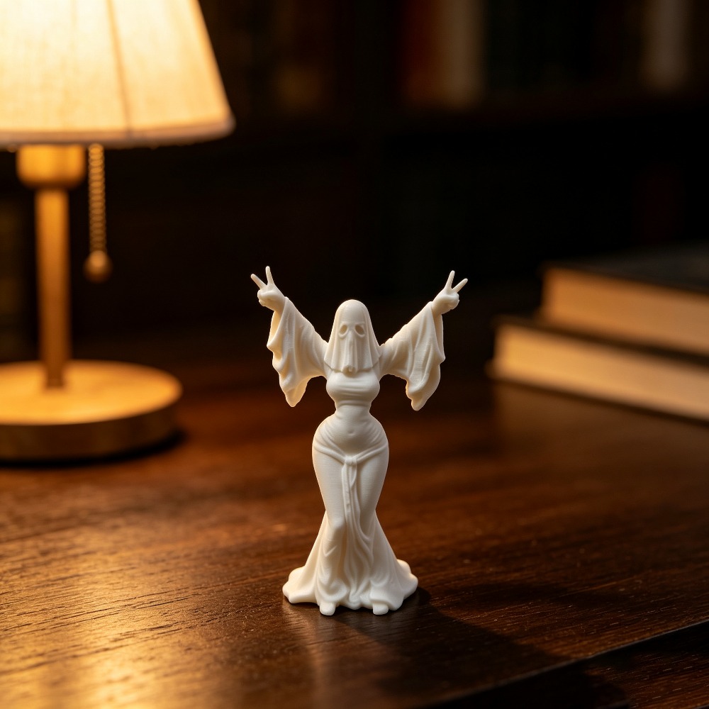 ชุด 1/2 ชิ้น รูปปั้นผีสาวสีขาว - Vintage Collectible Christmas Ornaments บทวิจารณ์และราคา