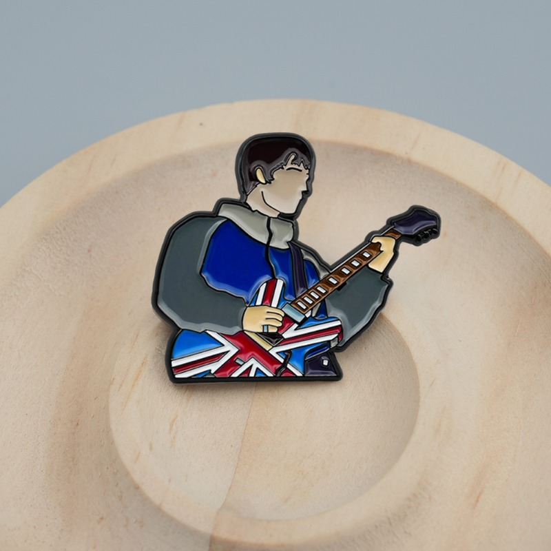 เข็มกลัดเคลือบลายกีตาร์ร็อคสไต - Vintage Collectible Pins บทวิจารณ์และราคา