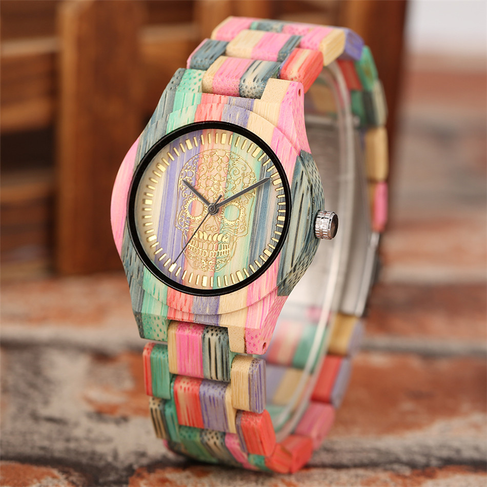 นาฬิกาข้อมือควอทซ์ไม้ไผ่หลากสี - Vintage Watch Collecting บทวิจารณ์และราคา