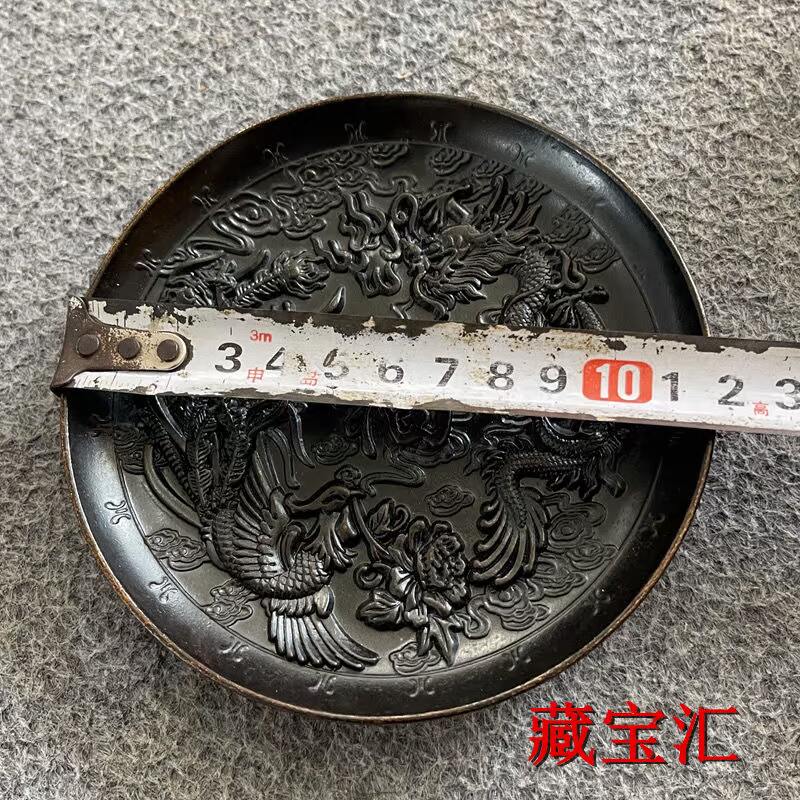 จานทองแดงโบราณรูปทรงจานร้อยพร  - Vintage Collectible Dishes บทวิจารณ์และราคา
