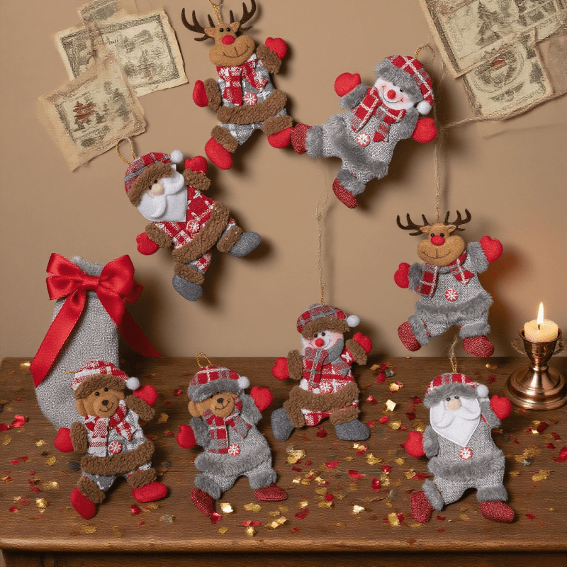 ชุดเครื่องประดับแขวนรูปซานตาคล - Vintage Collectible Santa บทวิจารณ์และราคา