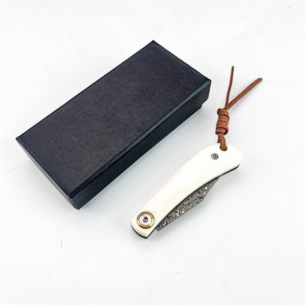 มีดพับวินเทจลายดามัสกัสขนาดกะท - Vintage Collectible Knife บทวิจารณ์และราคา