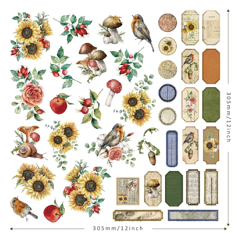 สติกเกอร์ลายดอกทานตะวันสไตล์วิ - Vintage Collectible Cards บทวิจารณ์และราคา