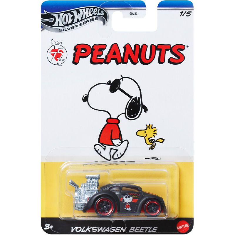 1/64 ล้อร้อนรถรุ่น Snoopy ถั่ว - Mattel Collectible & Vintage Dolls บทวิจารณ์และราคา