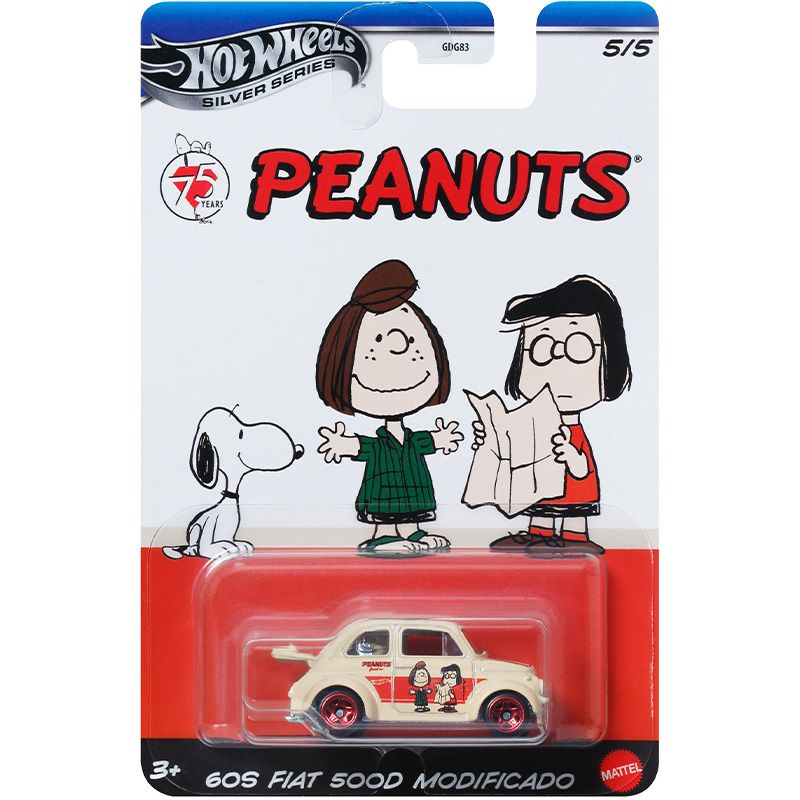 1/64 ล้อร้อนรถรุ่น Snoopy ถั่ว - Mattel Collectible & Vintage Dolls บทวิจารณ์และราคา
