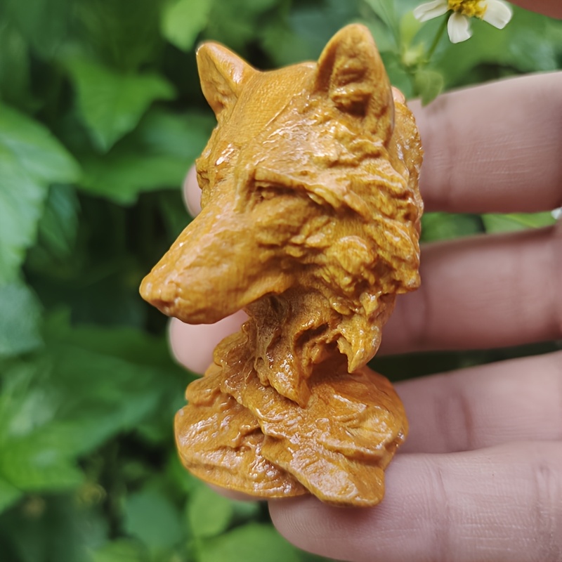 ประติมากรรมหัวหมาป่าไม้สไตล์วิ - Vintage Collectible Christmas Ornaments บทวิจารณ์และราคา