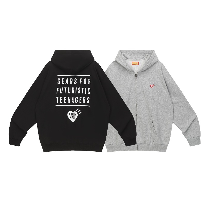 เสื้อฮู้ดซิปวินเทจพิมพ์ลายหัวใ - Vintage Zip Hoodie บทวิจารณ์และราคา