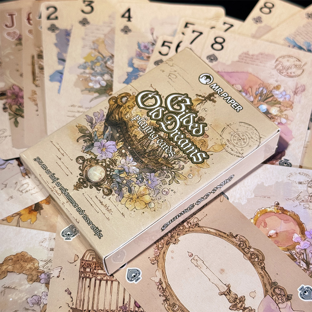 55 ชิ้น ไพ่ลายวินเทจสวยงาม (57 - Vintage Collectible Playing Cards บทวิจารณ์และราคา