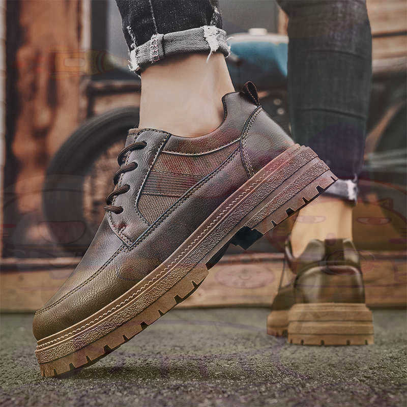 Dark Natural หนังแฟชั่น Traine - Vintage Collectible Shoes บทวิจารณ์และราคา