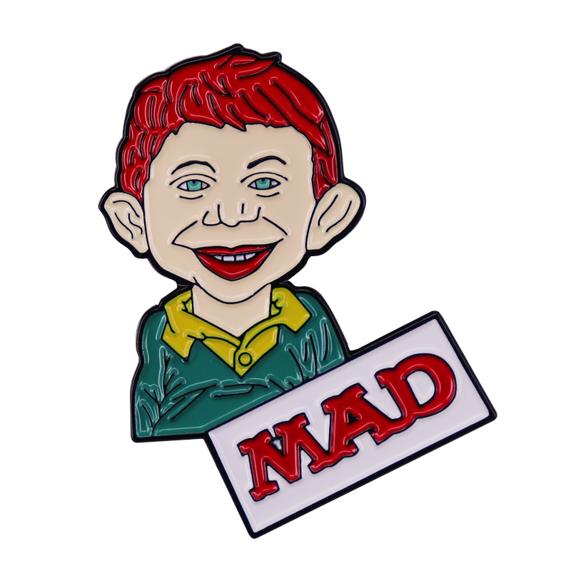 MAD Magazine Alfred E. Neuman  - Vintage Collectible Pins บทวิจารณ์และราคา