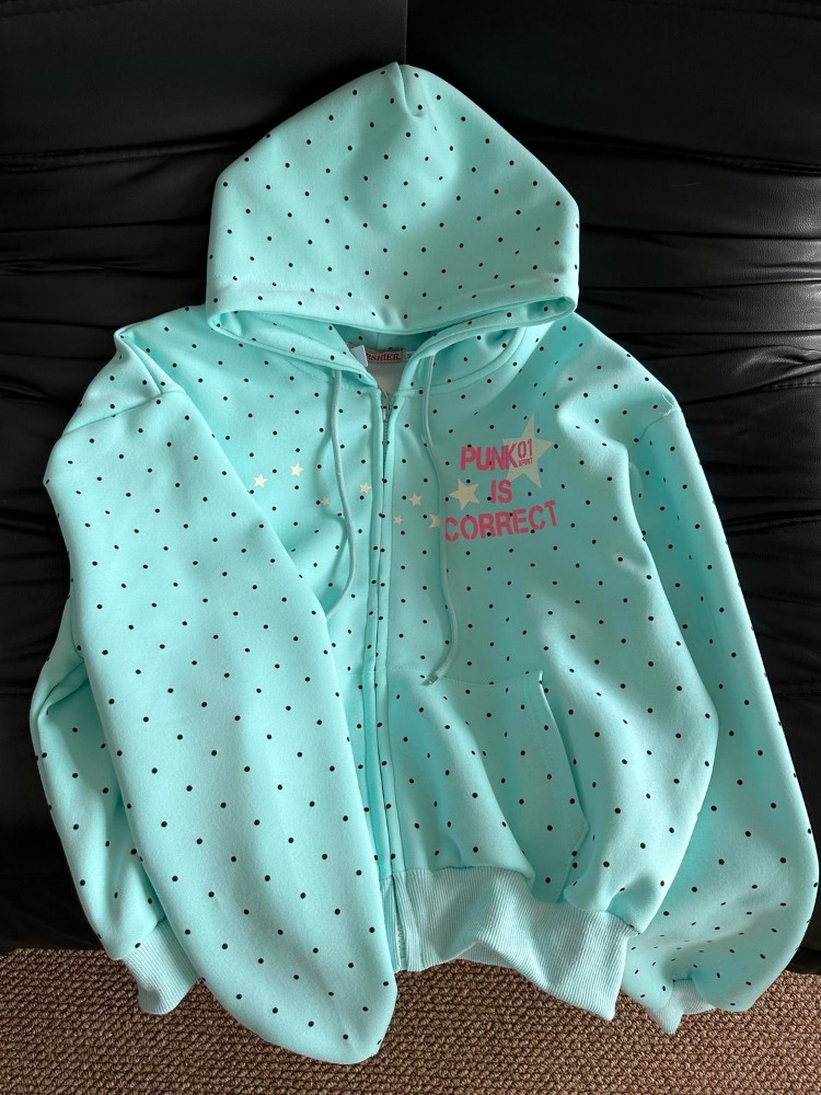 Y2k แฟชั่นฤดูใบไม้ผลิใหม่สไตล์ - Vintage Zip Hoodie บทวิจารณ์และราคา