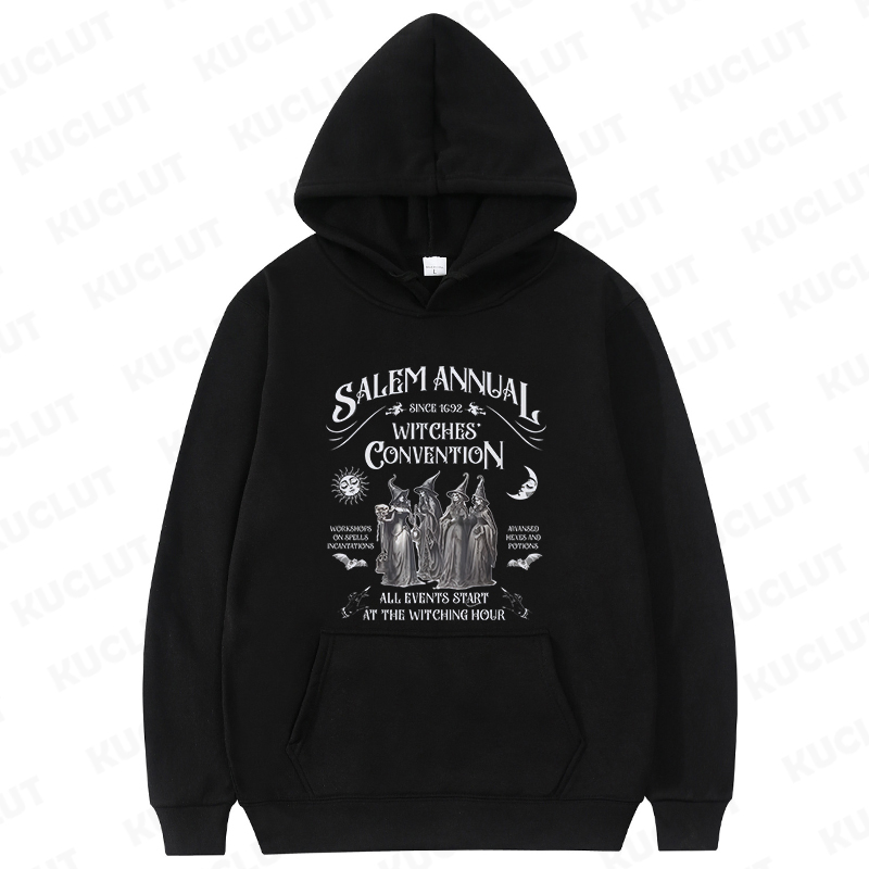 Salem เสื้อสเวตเตอร์ฮาโลวีนแขน - Vintage Zip Hoodie บทวิจารณ์และราคา