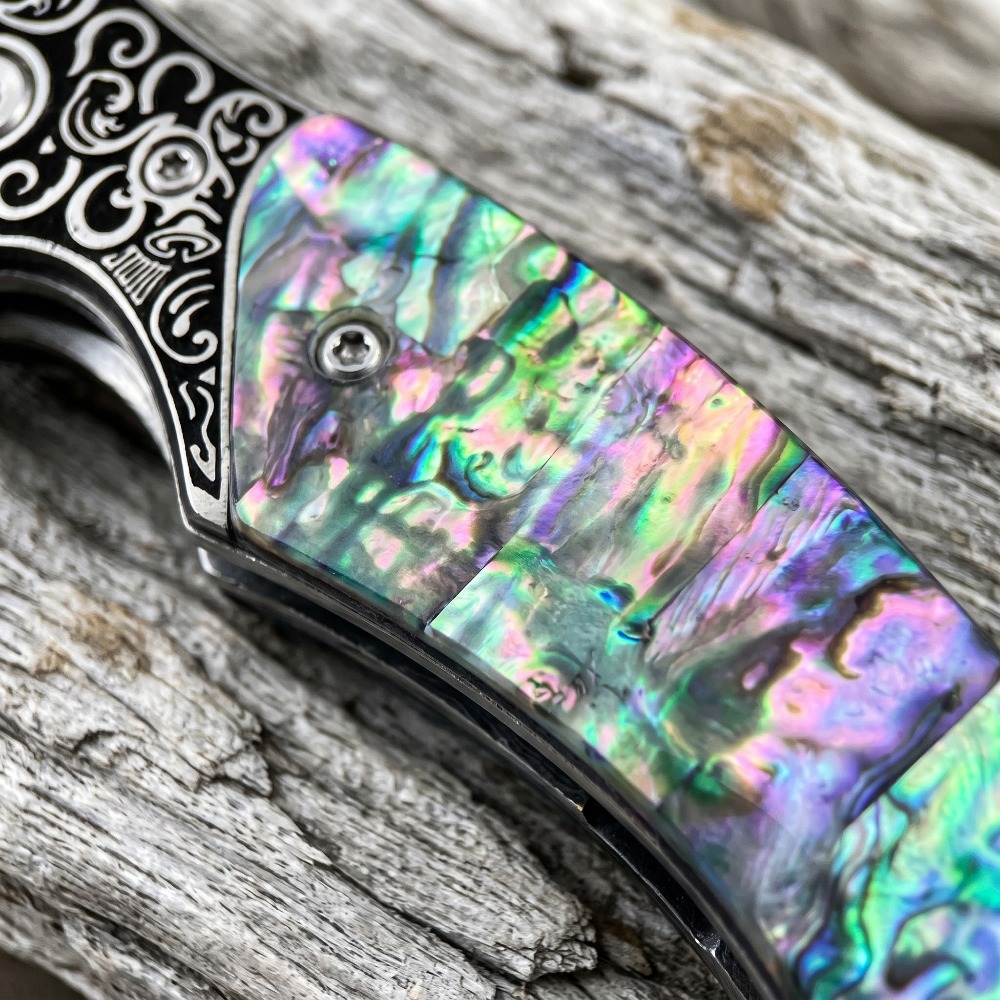 มีดพับลายดามัสกัสแบบวินเทจใหม่ - Vintage Collectible Knife บทวิจารณ์และราคา