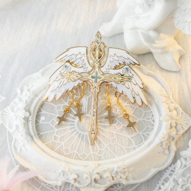 เข็มกลัดโลหะเคลือบลายกางเขนวิน - Vintage Collectible Pins บทวิจารณ์และราคา