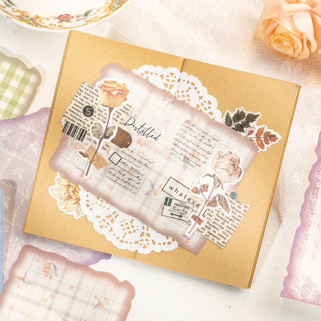 กระดาษสมุดภาพวินเทจ 30 แผ่น อุ - Vintage Collectible Cards บทวิจารณ์และราคา
