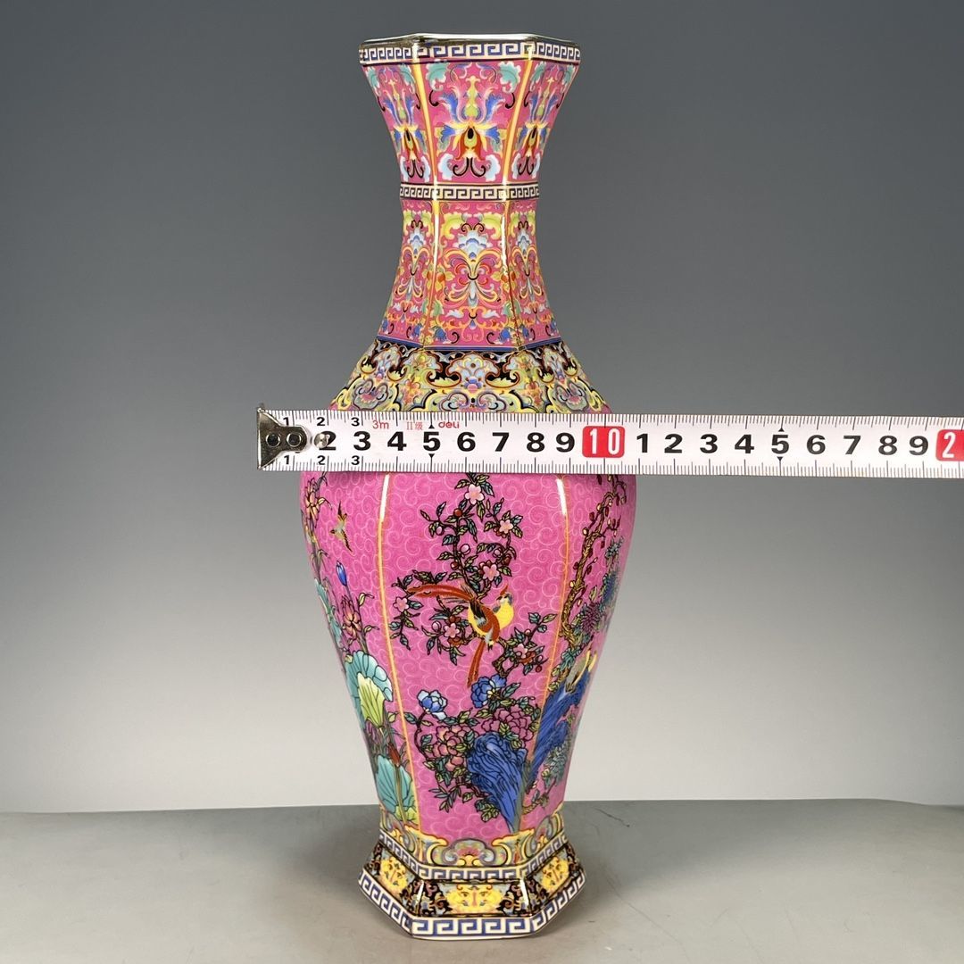 แจกันพอร์ซเลนทรงหกเหลี่ยมเคลือ - Vintage Collectible Pottery บทวิจารณ์และราคา