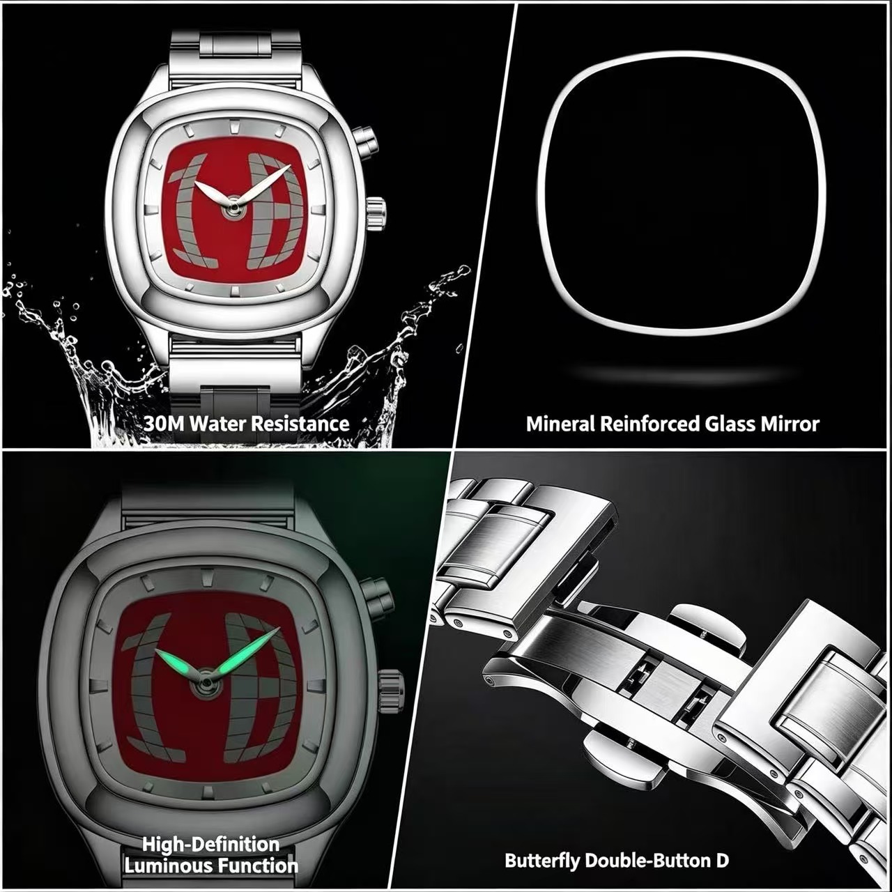 นาฬิกาควอตซ์ผู้ชาย PAAZOMU หน้ - Vintage Watch Collecting บทวิจารณ์และราคา