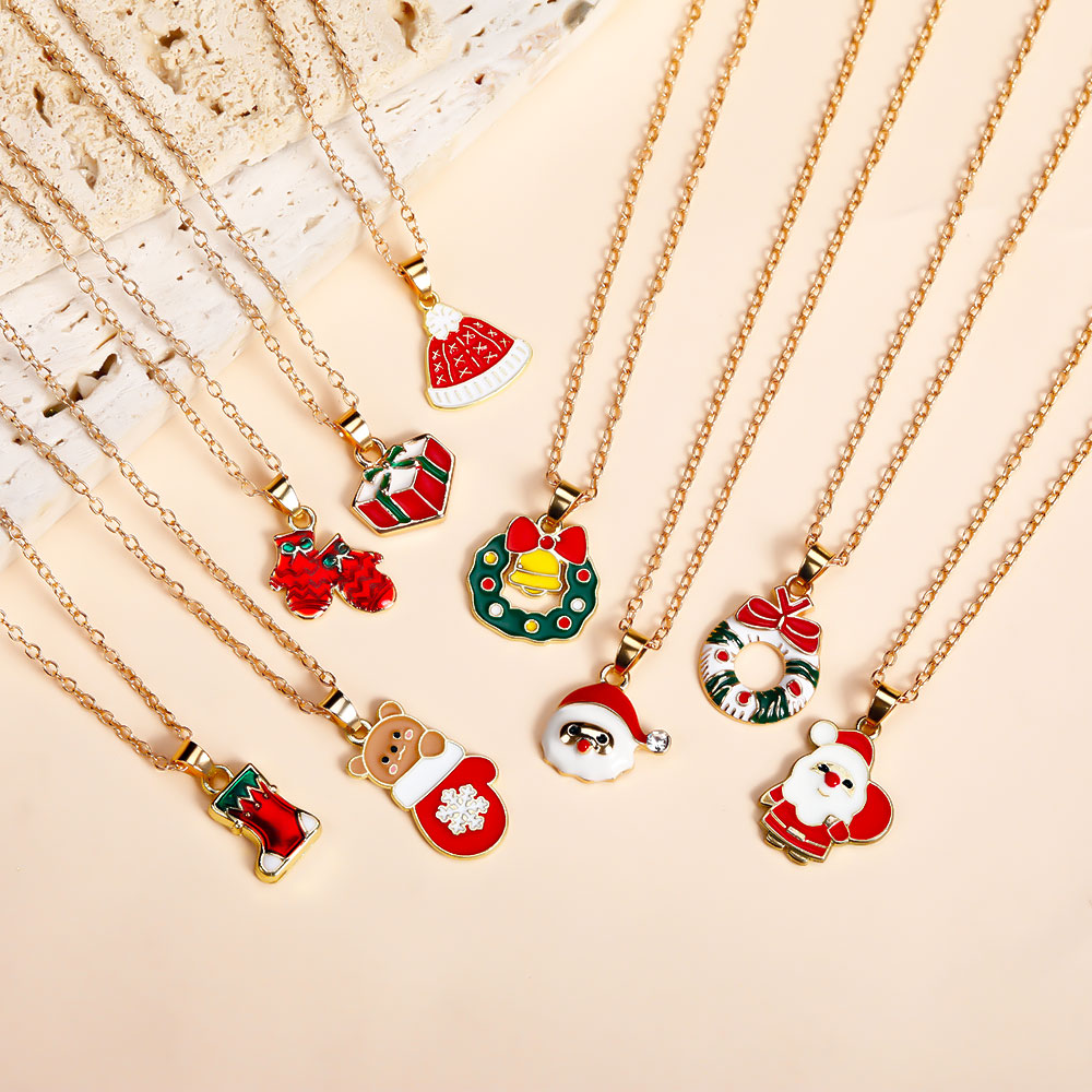 สร้อยคอคอลเลกชันคริสต์มาส33สไต - Vintage Collectible Santa บทวิจารณ์และราคา