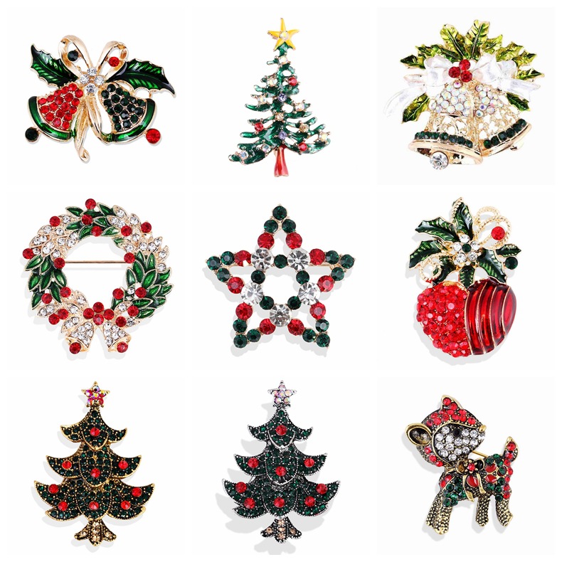คอลเลกชันเข็มกลัดคริสต์มาสประด - Vintage Collectible Pins บทวิจารณ์และราคา