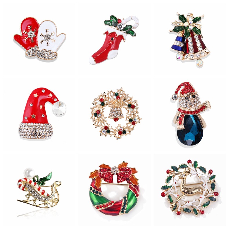 คอลเลกชันเข็มกลัดคริสต์มาสประด - Vintage Collectible Pins บทวิจารณ์และราคา