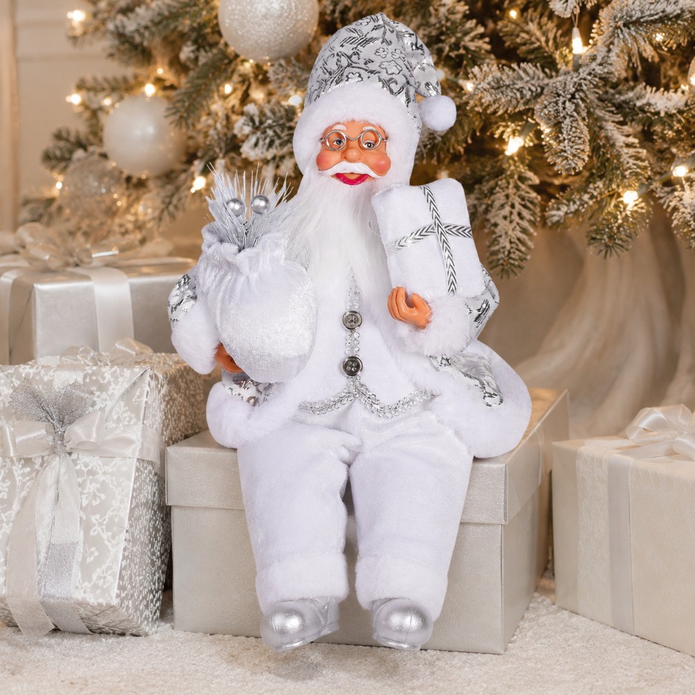 ของตกแต่งซานตาคลอสสีขาว 1 ชิ้น - Vintage Collectible Santa บทวิจารณ์และราคา