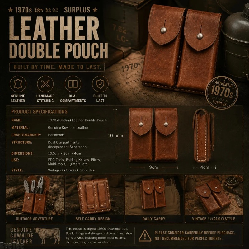ซองใส่เข็มขัดหนังแท้ทำมือสไตล์ - Vintage Collectible Knife บทวิจารณ์และราคา