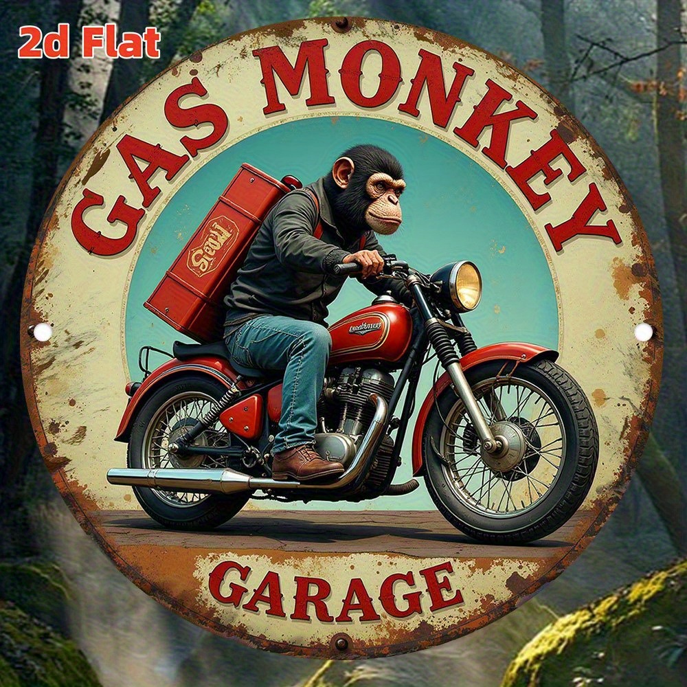 งานศิลปะติดผนังวินเทจ Gas Monk - Vintage Collectible Signs บทวิจารณ์และราคา
