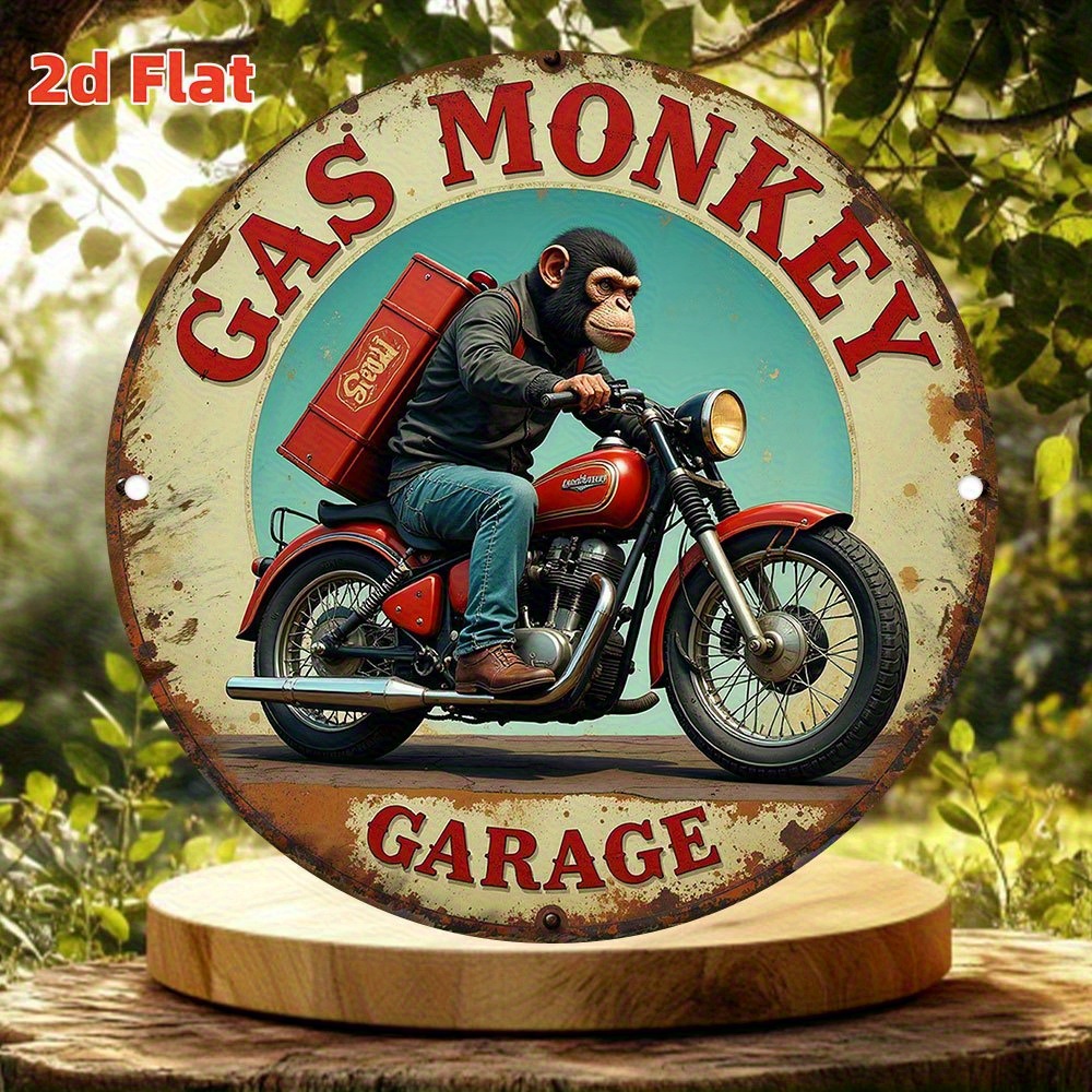 งานศิลปะติดผนังวินเทจ Gas Monk - Vintage Collectible Signs บทวิจารณ์และราคา