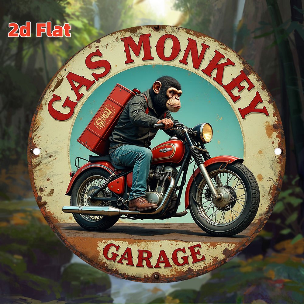 งานศิลปะติดผนังวินเทจ Gas Monk - Vintage Collectible Signs บทวิจารณ์และราคา