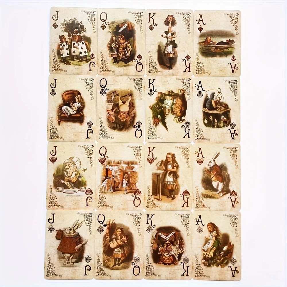 ไพ่โป๊กเกอร์วินเทจอลิซในแดนมหั - Vintage Collectible Playing Cards บทวิจารณ์และราคา