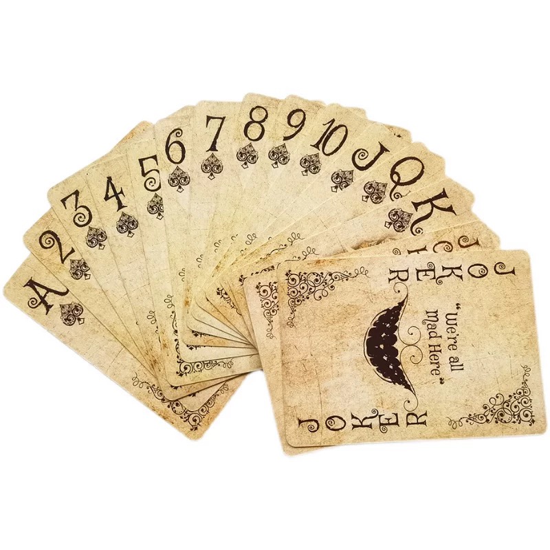 ไพ่โป๊กเกอร์วินเทจอลิซในแดนมหั - Vintage Collectible Playing Cards บทวิจารณ์และราคา