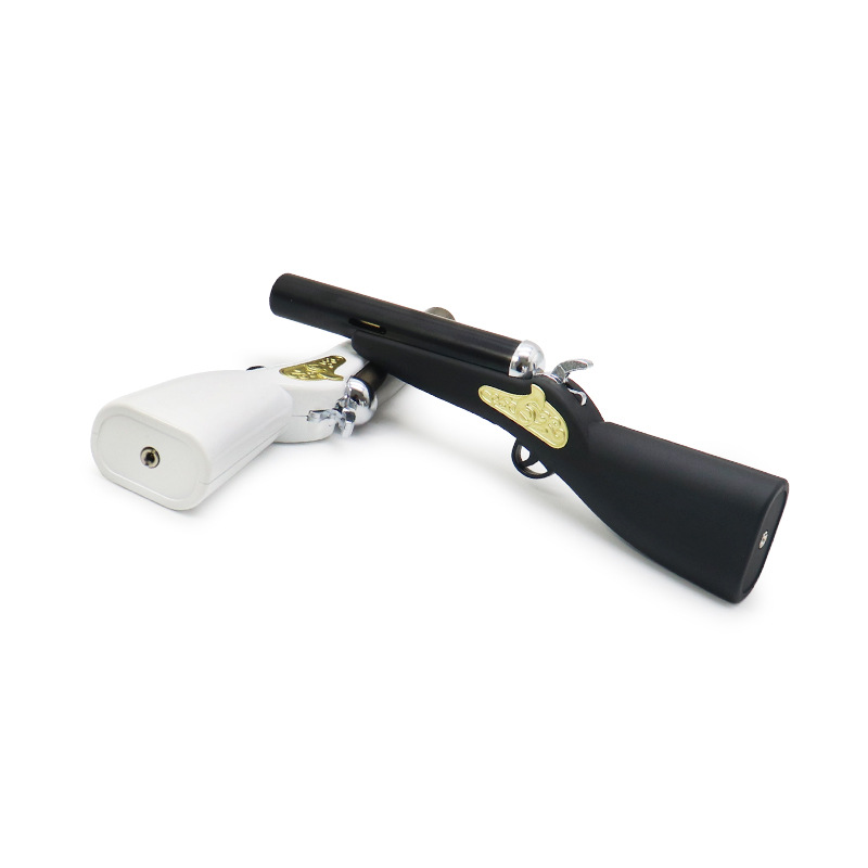 ไฟแช็กปืนลูกเหล็กวินเทจ สีขาวแ - Vintage Collectible Guns บทวิจารณ์และราคา